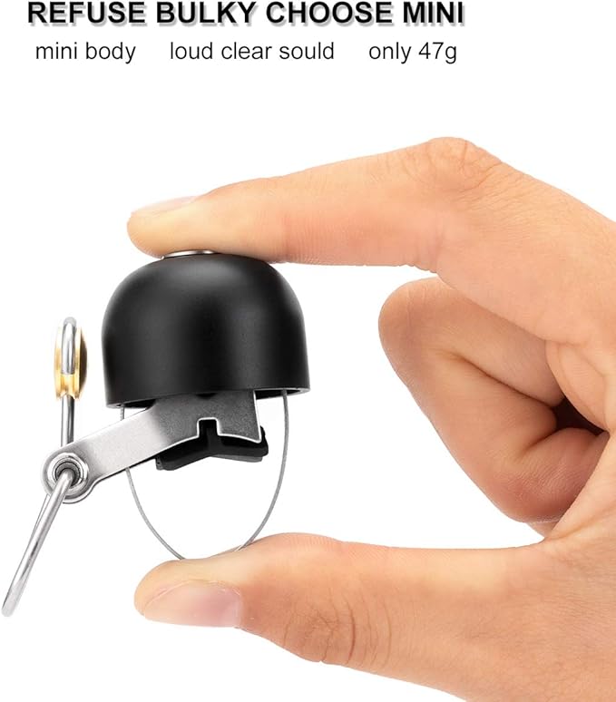 ROCKBROS Bike Bell Classic Bicycle Bell for Bike Ring Bell with Loud Sound Bells for Road Mountain Bike Handlebars Adults