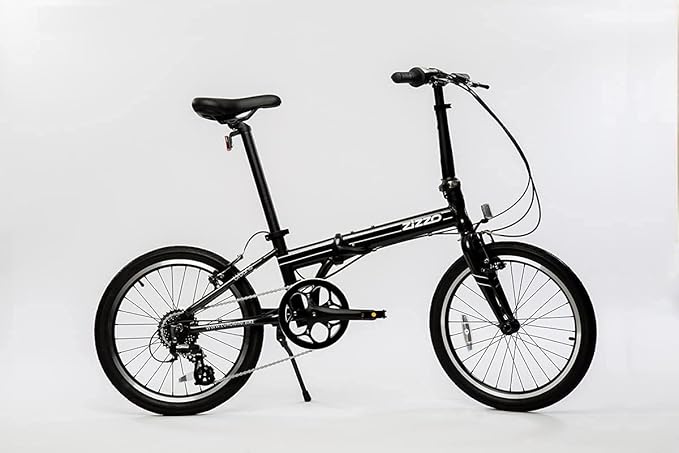 ZiZZO Urbano 26lb Lightest Aluminum Frame Genuine Shimano 8-Speed 20-Inch Folding Bike | 26lb, Lightest, Genuine Shimano