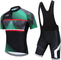 Men's Cycling Jersey Set, Summer Mountain Bike Clothing Short Sleeved Riding Jerseys