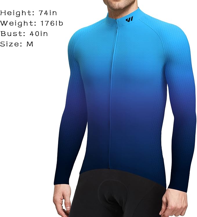 Lo.gas Cycling Jersey Men Short/Long Sleeve Bike Biking Shirts Full Zip with Pockets Road Bicycle Clothes