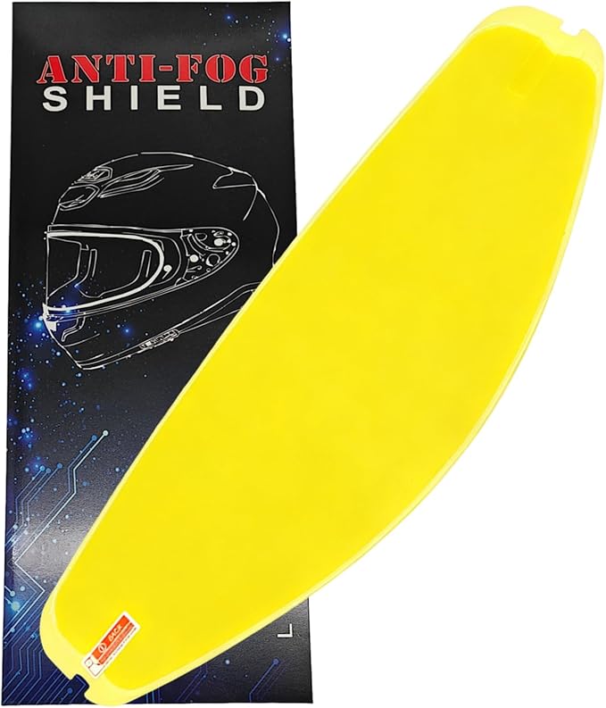 HJ-34P Helmet Visor Replacement, Motorcycle Helmet Visor Face Shield Compatible with HJC C10 (Anti Fog Film)