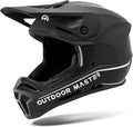 OutdoorMaster Full Face Mountain Bike Helmet for Men & Women - Durable, Impact Resistant, Ventilated, Adjustable Visor - Downhill Race BMX MTB Helmet