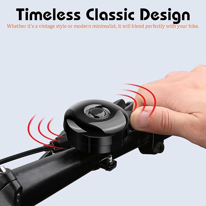 Bike Bells Metal 2 Pack Cycling Horns, Loud Ringing Sound, Easy Installation, Bicycle Accessories