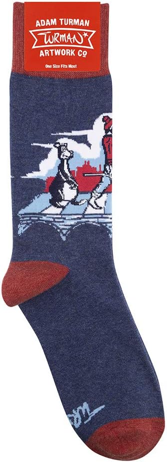 FUNATIC Funny Outdoor Themed Socks for Men Women - Novelty Gifts For Golfing, Fishing, Hunting, Bigfoot, Pickleball, and More