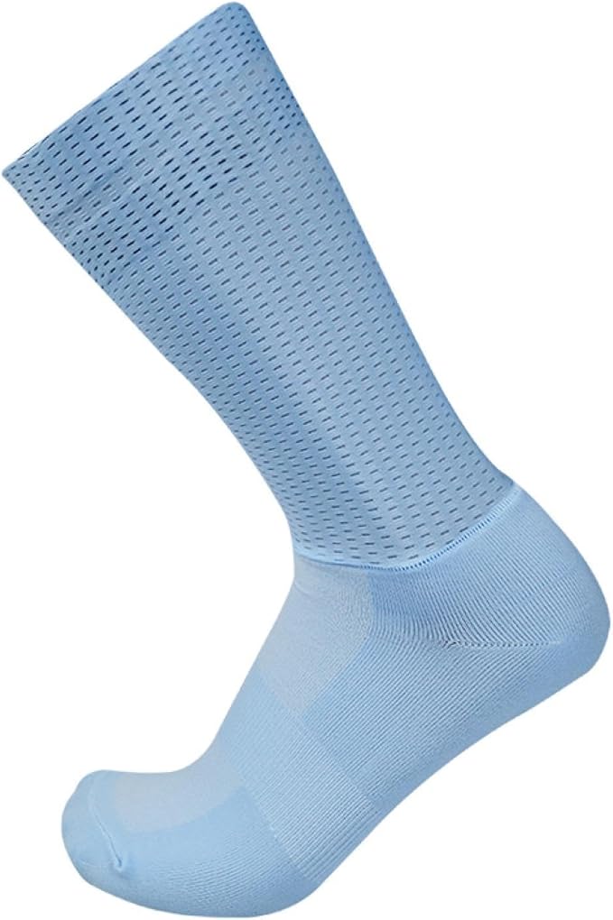 Aero Socks Cycling Men Women Mesh Fabric Breathable Sweat-Absorbing Silicone Non-Slip Cycling Aero Socks one size