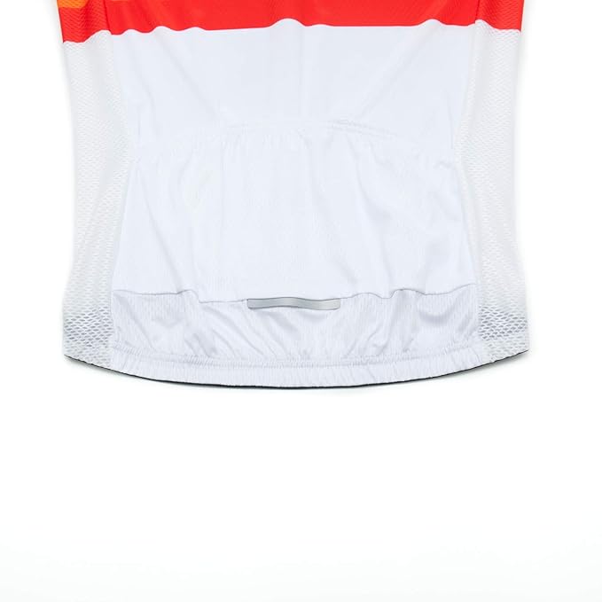 Cycling Jersey Men USA Summer Bike Short Sleeve 3-Pockets Breathable Quick-Dry Shirt S-3XL
