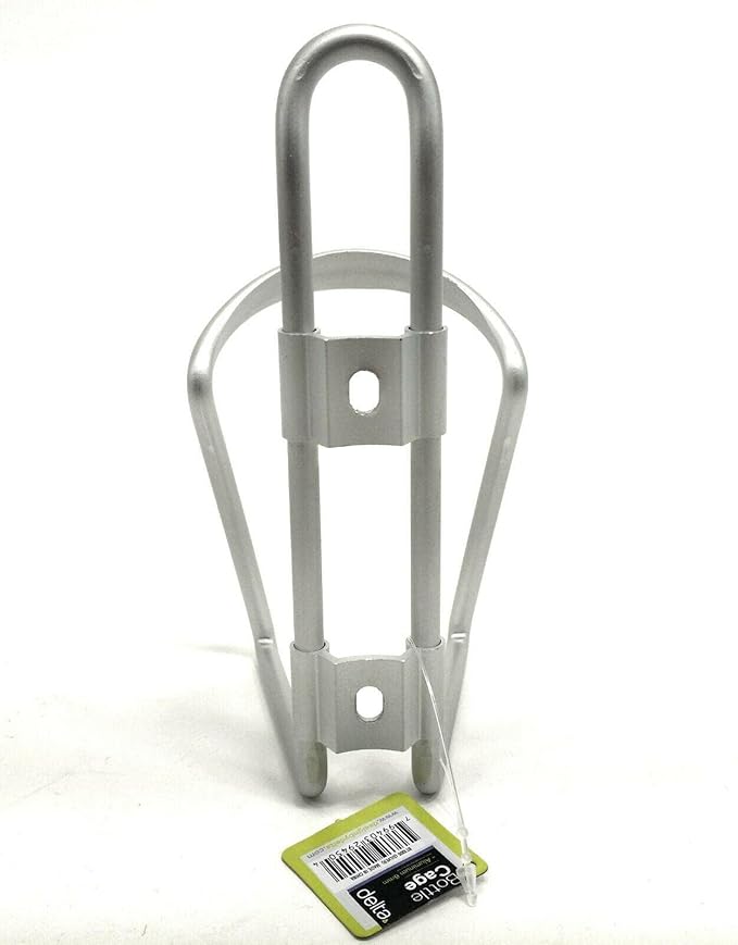 Lightweight Bike Water Bottle Holder by Delta Cycle - Bottle Cage Holder Mount - Compatible with Any Standard Water Bottle - Easy Installation Quickly Mounts to Any Bike