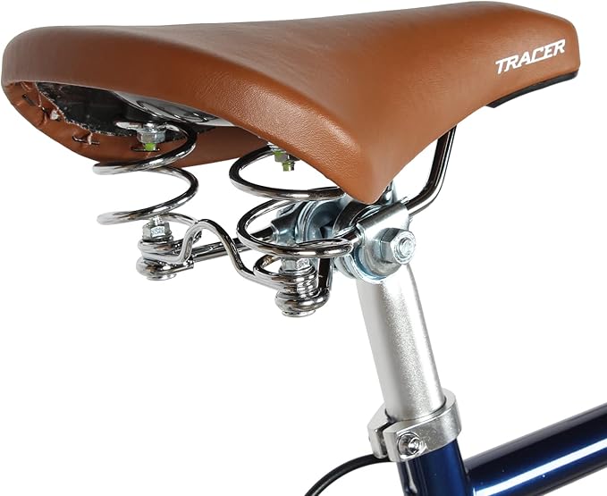 Tracer Osaka Hybrid Bikes, Steel Frame, Shimano Nexus Inter 3/7 Speed, Brown Seat Brown Grips, Road Bike, City Bike, Multiple Colors