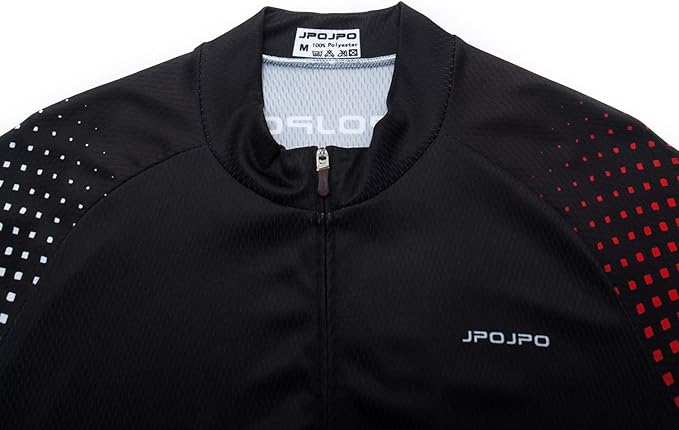 JPOJPO Men's Cycling Jersey Bike Shirt Short Sleeve MTB Summer Clothing Bicycle Tops Jacket S-3XL