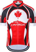 Weimostar Men's USA Cycling Jersey Short Sleeve Biking Shirts Breathable with Pockets