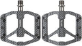 Bicycle Pedals for Mountain/Road/Folding/Touring Bikes - Nylon Body with Aluminum Alloy Sleeve, Chrome-Molybdenum Steel Axle, 3 Sealed Bearings, 9/16" Standard Thread