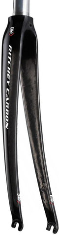 Ritchey Comp Carbon Road Fork - 700c, QR, 1", Aluminum Steerer, UD Matte Black