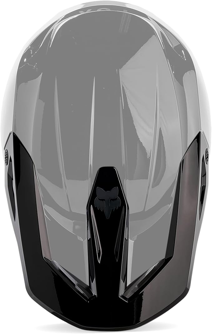 Fox Racing V1 Helmet Motocross Dirt Bike Visor, Black Shield, X-Small