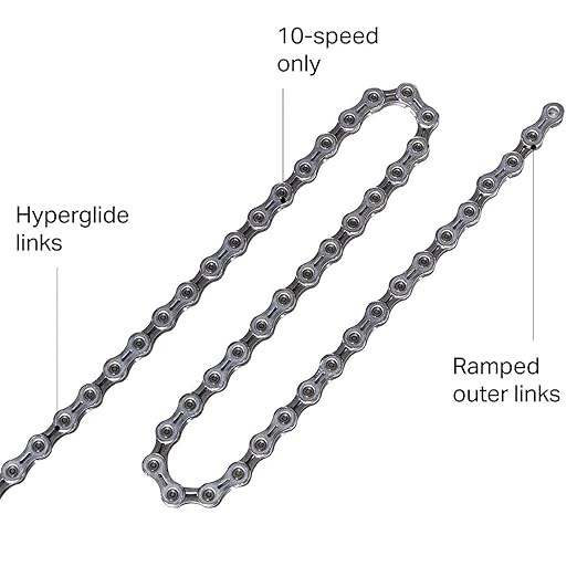 Shimano CN-6701-10 Chain - 10-Speed, 116 Links, Silver