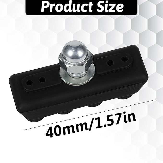 Bike Brake Pads, 2 Pair Caliper Brake Blocks for Road Bicycle Rubber V-Brake Pads Bike Brake Pads Caliper Brake Blocks for Road Bicycle Quiet & Non-Skid Cycling Accessories for MTB and Road Bicycles