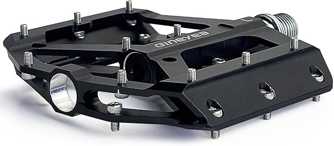 Mountain Bike Pedals, Aluminum Alloy Flat Platform, 9/16" Sealed Bearing, Lightweight Bike Pedals for MTB BMX Road Bicycle