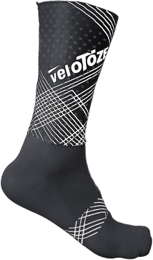 veloToze Aero Sock for Bike Racing - Advanced Aero Fabric, UCI Compliant, for Aerodynamic Advantage in Bike Races and ITT