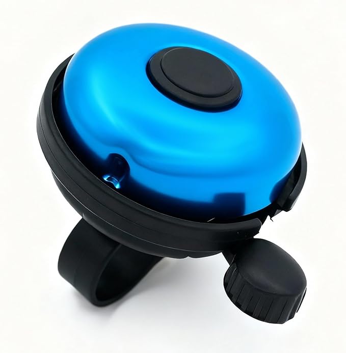1 Pack Classic Aluminum Bike Bell – Loud, Crisp & Clear Sound for Adult Bikes