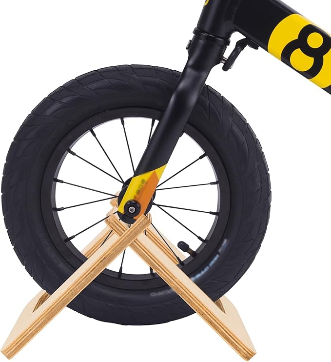 SHIDOW Wooden Bike Stand - Indoor Display for 10-12 inch Children's Bicycles
