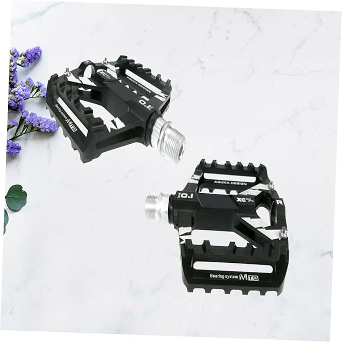 balacoo Mountain Bike Pedals Aluminum Cycle Pedals Platform Non-Slip Comfort for Riding