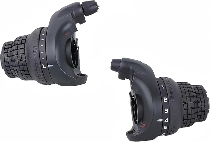 3x7 Speed Grip Shifter, Left 3 Speed Grip Shifter and Right 7 Speed Shifters Bicycle Gear Shifter 21 Speed for MTB City Commuter Youth & Kids Bikes (Black)