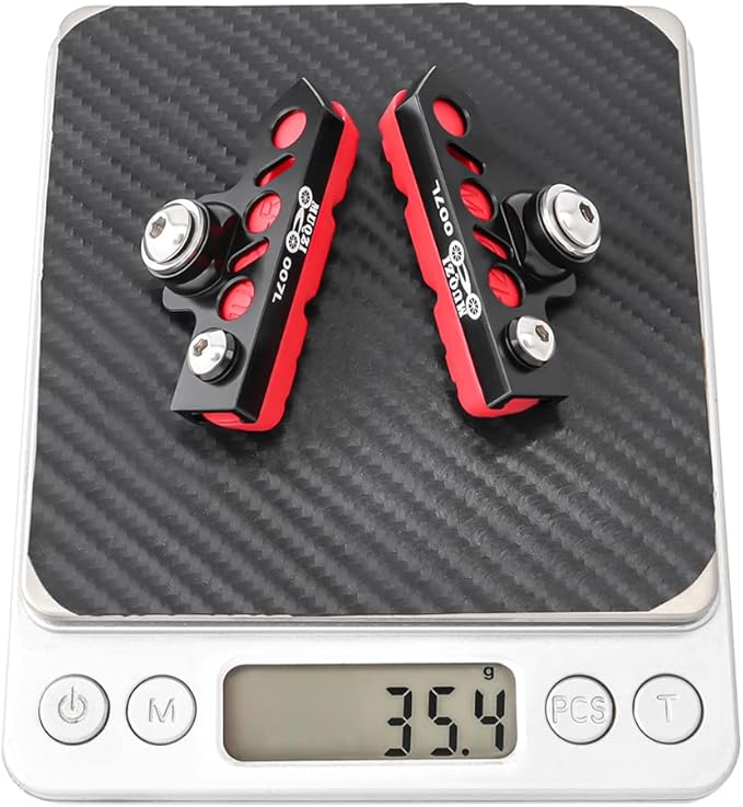Bicycle C Caliper Extended Brake Pad (Set of 2) Bike Wear-Resistant Replaceable Aluminum Alloy Rim Brake for Road Bike,MTB,Folding Bike