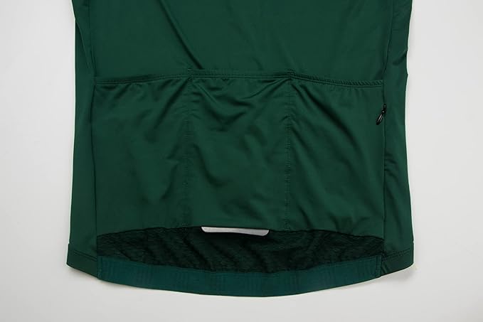 Men's Cycling Jersey Zipper Pocket Short Sleeve Lightweight Aero Race Fit Bike Jersey, UPF 50+ Biking Cycling Shirt