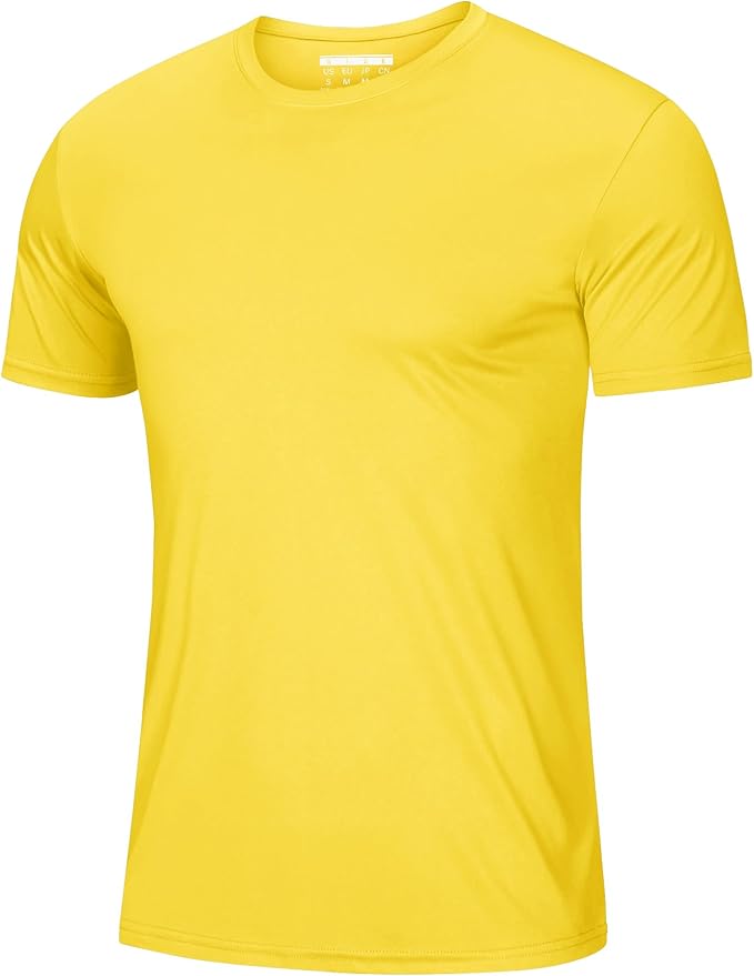 MAGCOMSEN Men's Short Sleeve UPF 50+ T-Shirt Quick Dry Workout Athletic Running Swim Tops Tee Rash Guard Performance Shirts