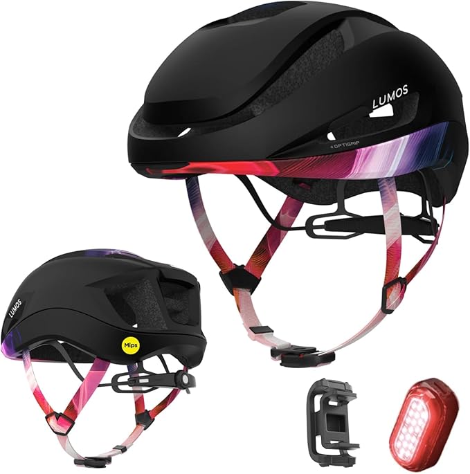 Aero GT Road Bike Helmet with Light | MIPS Lightweight Ventilation | Bicycle Helmets Commuter Cycling for Adults: Men, Women