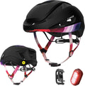 Aero GT Road Bike Helmet with Light | MIPS Lightweight Ventilation | Bicycle Helmets Commuter Cycling for Adults: Men, Women