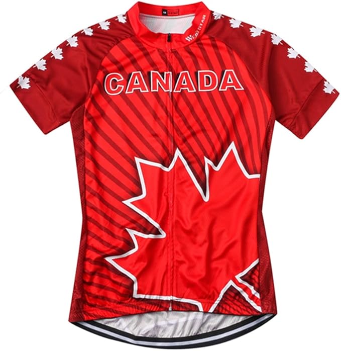 Weimostar Men's USA Cycling Jersey Short Sleeve Biking Shirts Breathable with Pockets