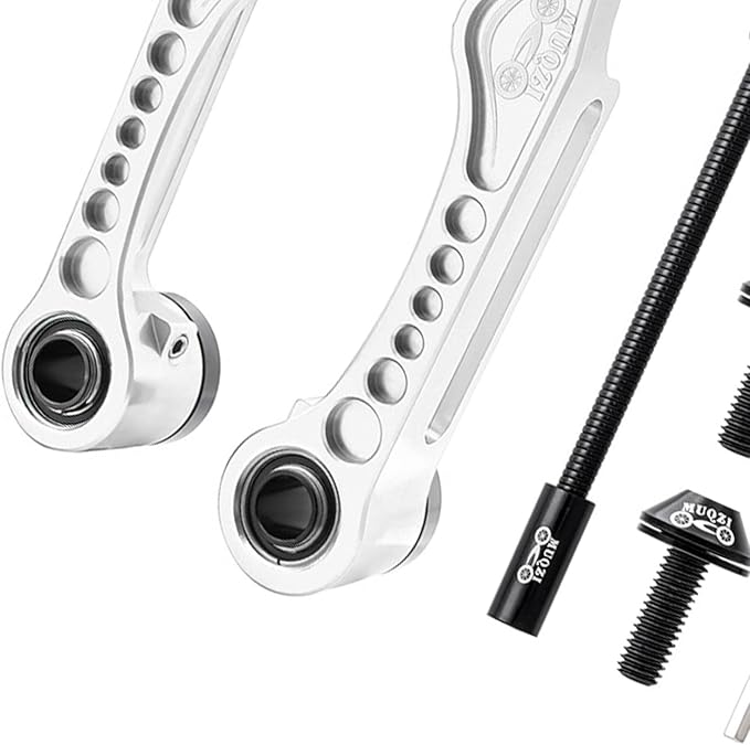 Linear Pull Bike V Brakes Front Rear Set Replacement Fit,Aluminum Alloy V-Type Bike Brake Set for Road Bike Bike BMX Repairing Accessories