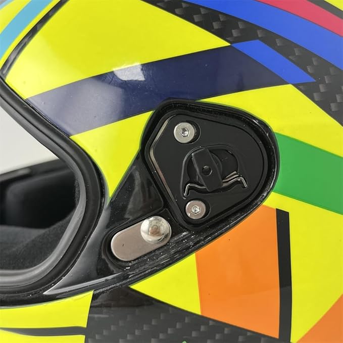 Pista GP RR Motorcycle Helmet Accessories for AGV Pista GP R, Corsa-R, Race 3, Helmet Shield Visor Replacement Parts (Visor Base Plate)