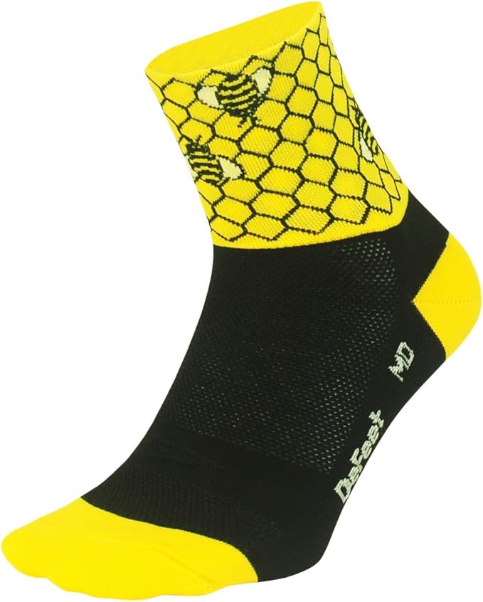 DEFEET | Aireator 3" Patterned Cycling Socks | For Biking, Running, & Everyday Adventures