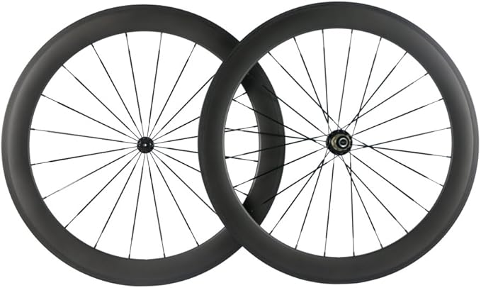 700c 60mm 3k Carbon Clincher Wheelset Cycling Racing Wheels 20/24h