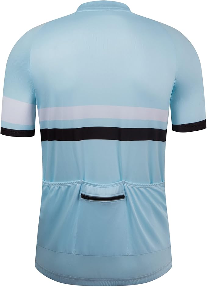 Coconut Ropamo CR Mens Cycling Jersey Short Sleeve Road Bike Shirt with 3+1 Zipper Pockets Breathable Quick Dry