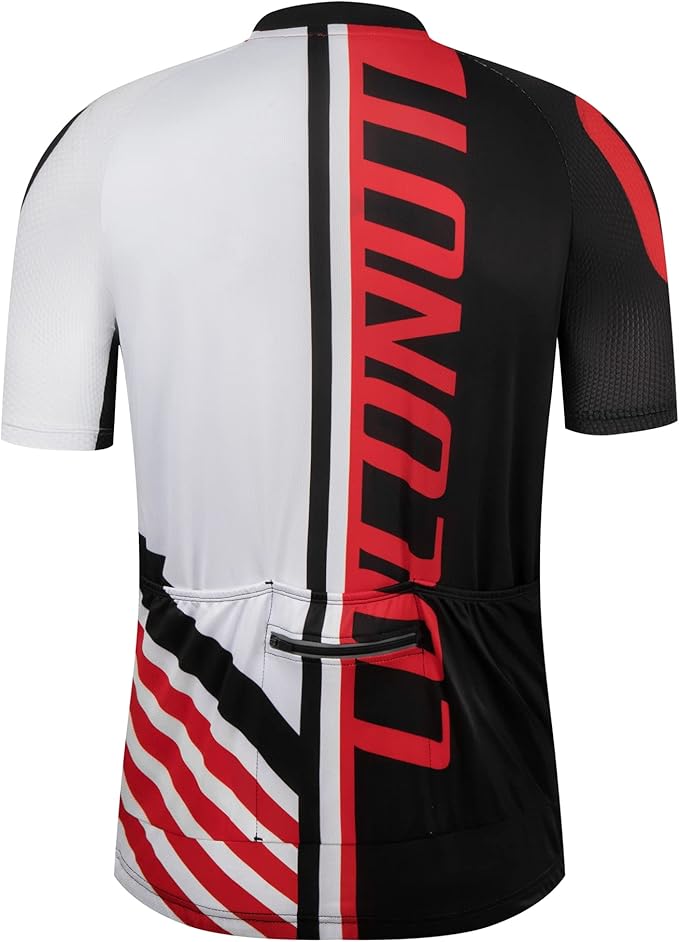 Coconut Ropamo CR Mens Cycling Jersey Short Sleeve Road Bike Shirt with 3+1 Zipper Pockets Breathable Quick Dry