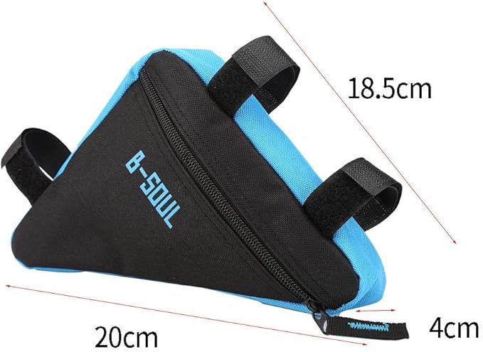 Triangle Bag Waterproof Frame Front Tube Pouch Bag Ox Quick Release Front Saddle Cycling Top Tube Triangle Tool Bag (Black) Bobilife Triangle Frame Bag Front Triangl