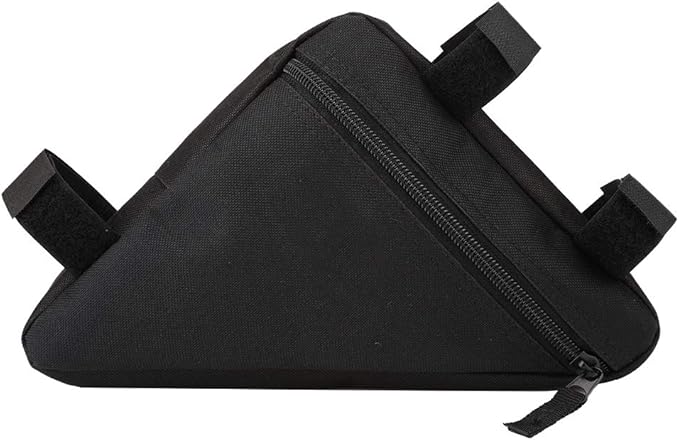Oxford Quick Release Triangle Bike Tool Bag Waterproofs Cycling Frame Bag for Top Tube and Front Saddle Storage Ideal for Road, Mountain, and Commuter Bikes