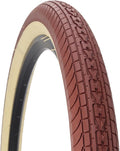 SIMEIQI 26x2.35 20x2.35 Inch Cruiser Beach Bike Tire Black White Wall or Brown Cream Wall Folding Replacement Bicycle Tire for Hybrid City Commuter Trail