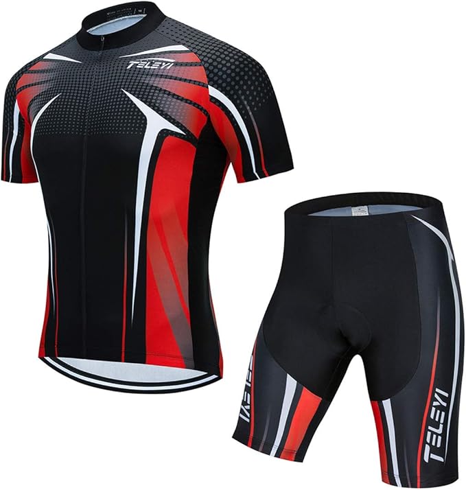Cycling Jerseys Sets Short Sleeve Bike Clothing Suits Bicycle top Men MTB Jersey Breathable Summer