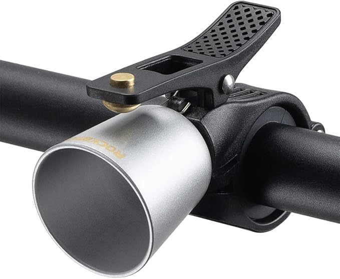 ROCKBROS Bike Bell Classic Bicycle Bell Mountain Bike Bells for Adults with Loud Sound and Fit for 0.87-1.25in/22.2-31.8mm Bicycle Handlebars