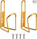HARFINGTON Bicycle Water Bottle Cage Aluminum Basic Bike Universal Water Bottle Holder Mount with Screws for MTB Mountain Road Gravel