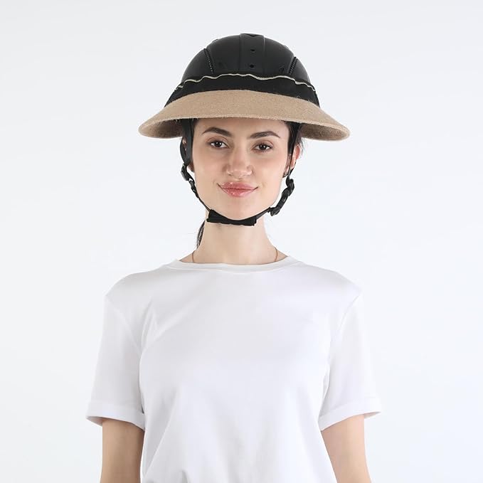 Tontron Horsriding Helmet Visor |Helmet Sunshade with Removable Neck Flap