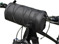Bike Handlebar Bag, 2.4L Large Capacity Bicycle Front Storage Pouch with Detachable Shoulder Strap, Waterproof Universal Fit for MTB Road Bike Folding Bike Scooter (Black)