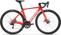 KOOTU Carbon Road Bike, T800 Lightweight Carbon Fiber Frame Racing Bicycle with Shimano 105 R7000 22 Speed Groupset and Mechanical Disc Brake for Adult
