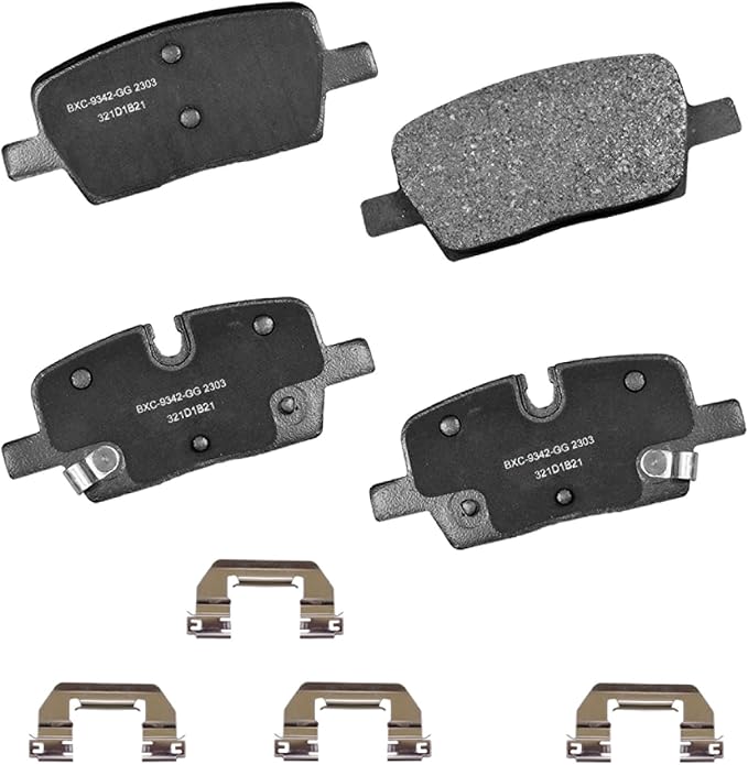 Bendix Premium SBC2303 Ceramic Rear Brake Pads for Select Models Buick Enclave,Cadillac CT4,CT5,CT6,XT5,XT6,Chevrolet Blazer,Traverse,GMC Acadia