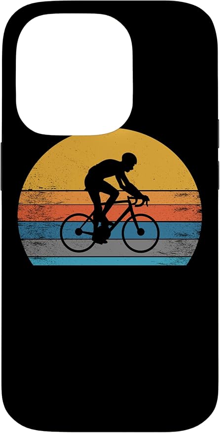 Racing Road Bike Vntage Cycling Riding Racing Bike Bicycle Case for iPhone 14 Pro