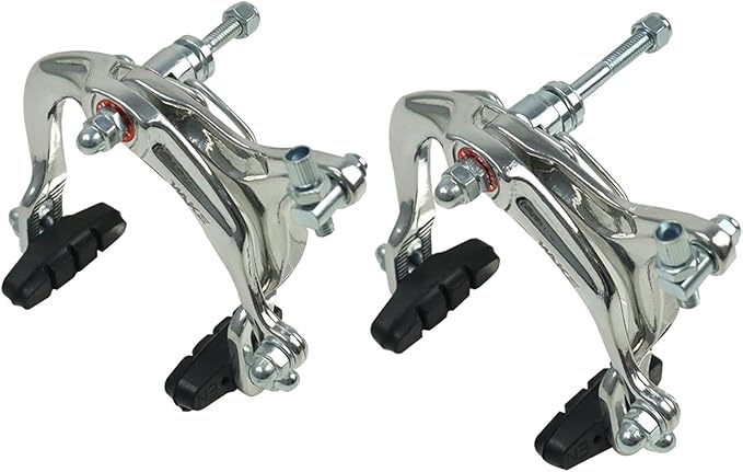 FOMTOR Bike Brake C Brake Caliper Set Bicycle Rear & Front Brakes Kit Aluminum Alloy Side Pull Brake for MTB Mountain Bike, Road Bicycle(1 Pair)
