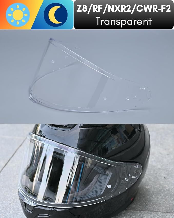 Helmet Visor Replacement for Z8/CWR-F2/NXR2/RF-1400 Shield Helmets Accessories Universal